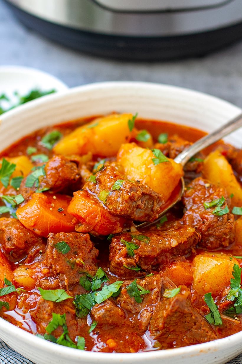 Instant Pot Beef Stew - The Whole Cook