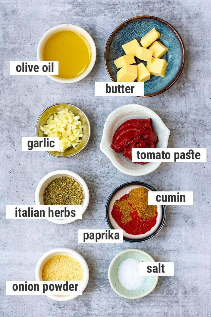 Herbs and spices and other seasonings for beefaroni recipe