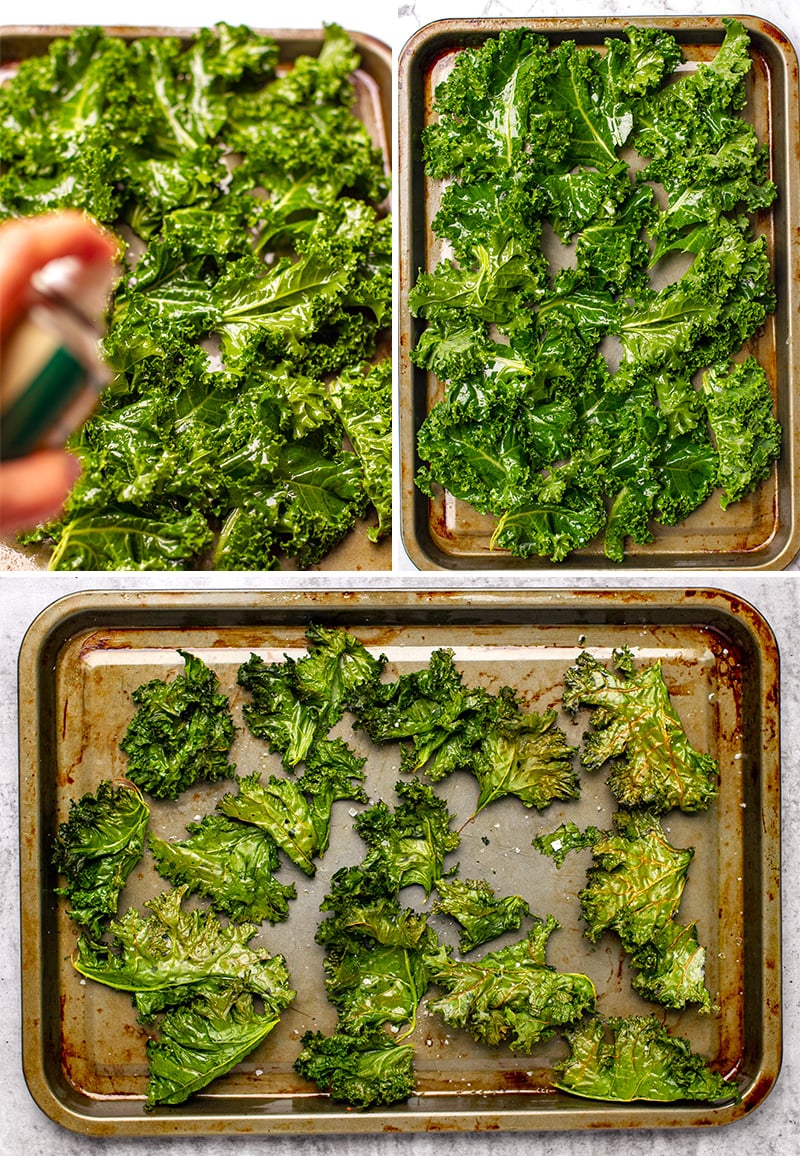 How to make kale chips in the oven