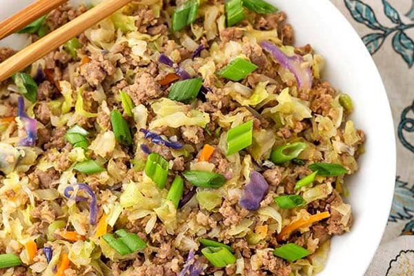 INSTANT POT EGG ROLL IN A BOWL