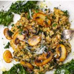 Instant Pot Mushroom & Kale Risotto Recipe