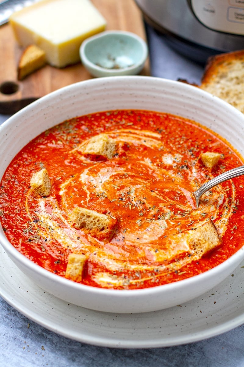 Best Instant Pot Tomato Soup Recipe.