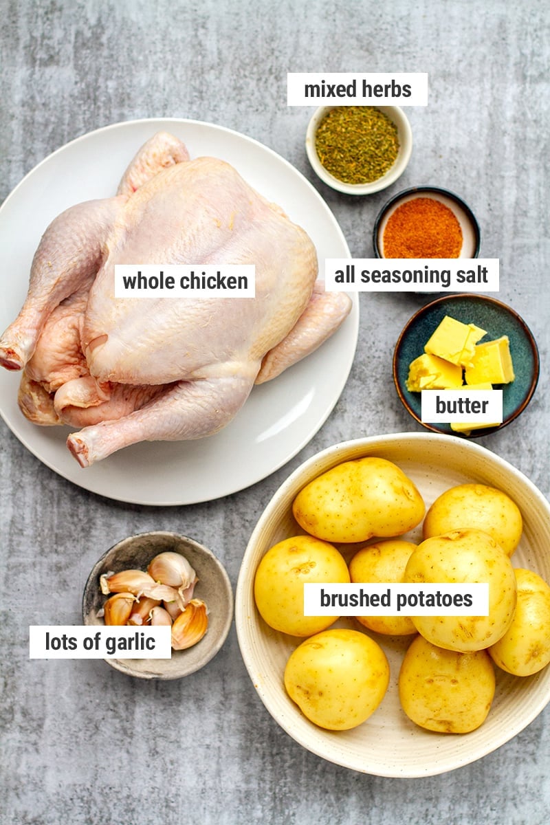 herb garlic roast chicken ingredients