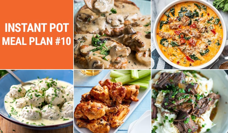 Instant Pot Meal Plan #10 (KETO & Low-Carb)