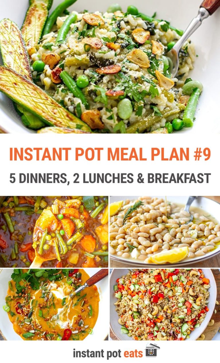 Instant Pot Meal Plan #9 (Vegan Edition)