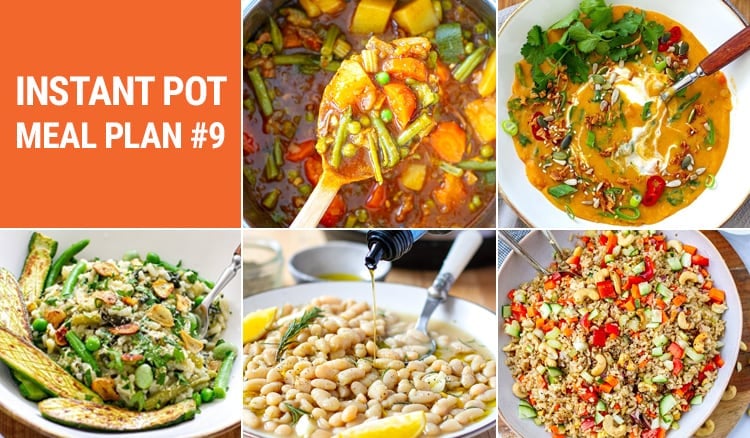 Vegan Instant Pot Meal Plan #9 