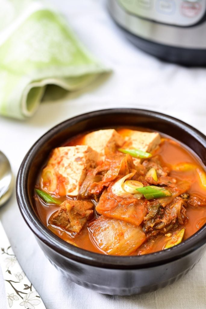 Instant Pot Kimchi Jjigae (Stew)