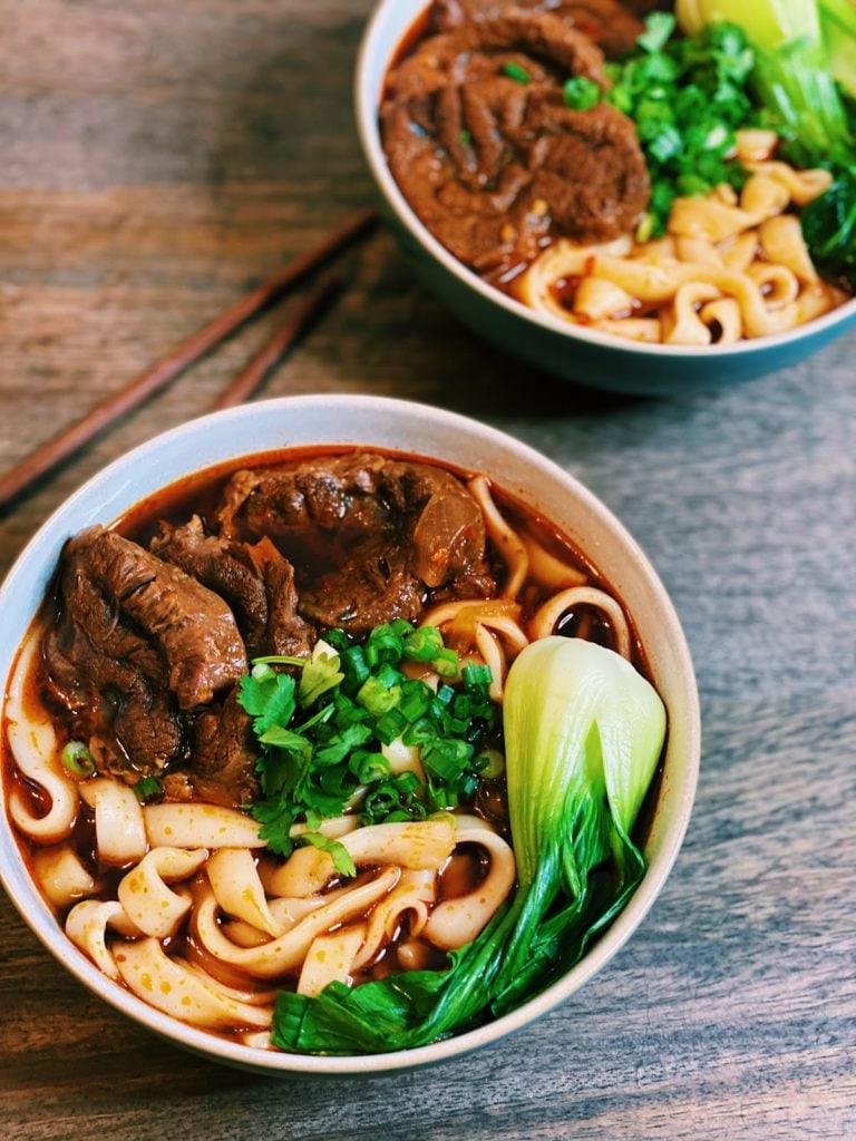 Instant Pot Authentic Taiwanese Beef Noodle Soup
