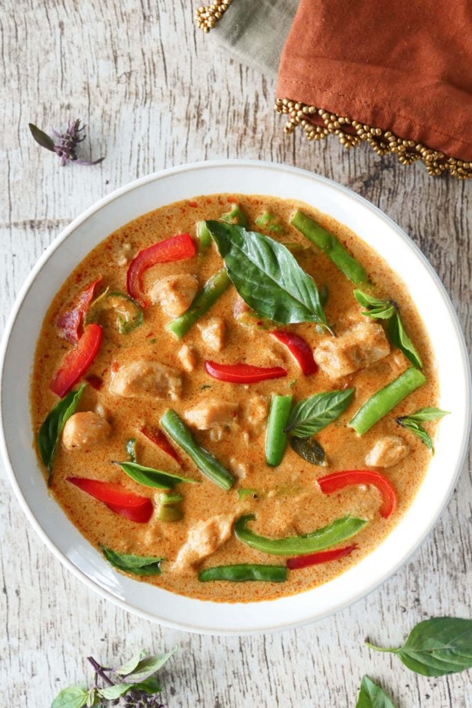 THAI INSTANT POT PANANG CURRY WITH CHICKEN