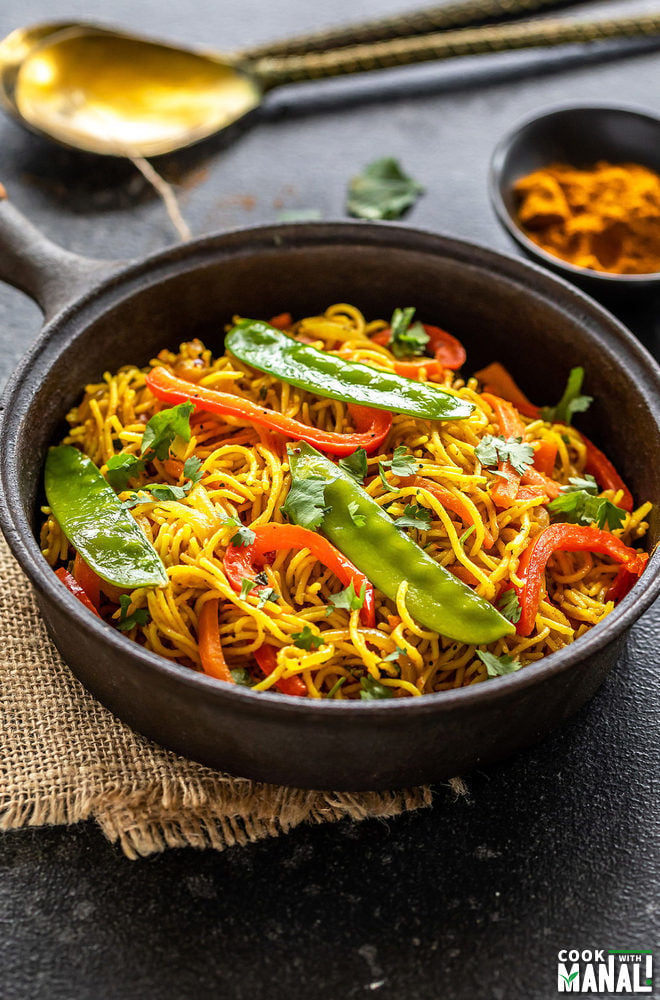 Instant Pot Vegetarian Singapore Noodles