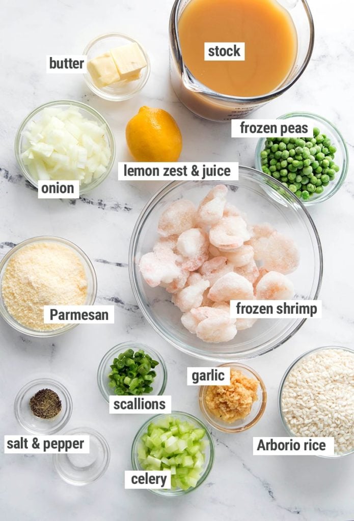 Shrimp Risotto Ingredients