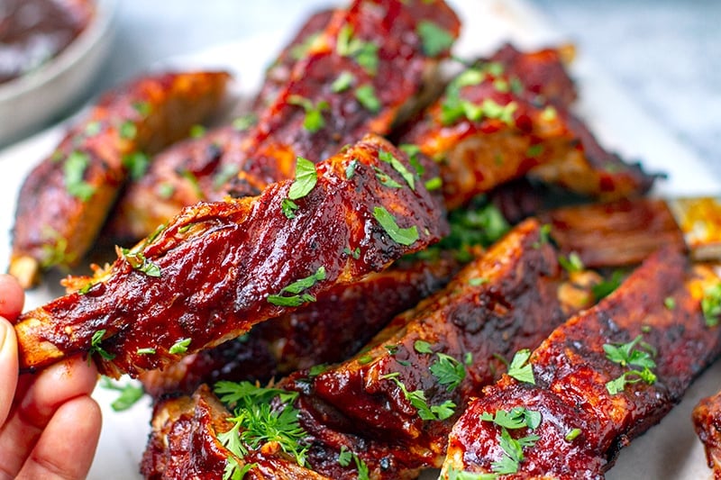 Instant Pot Pork Ribs With BBQ Sauce