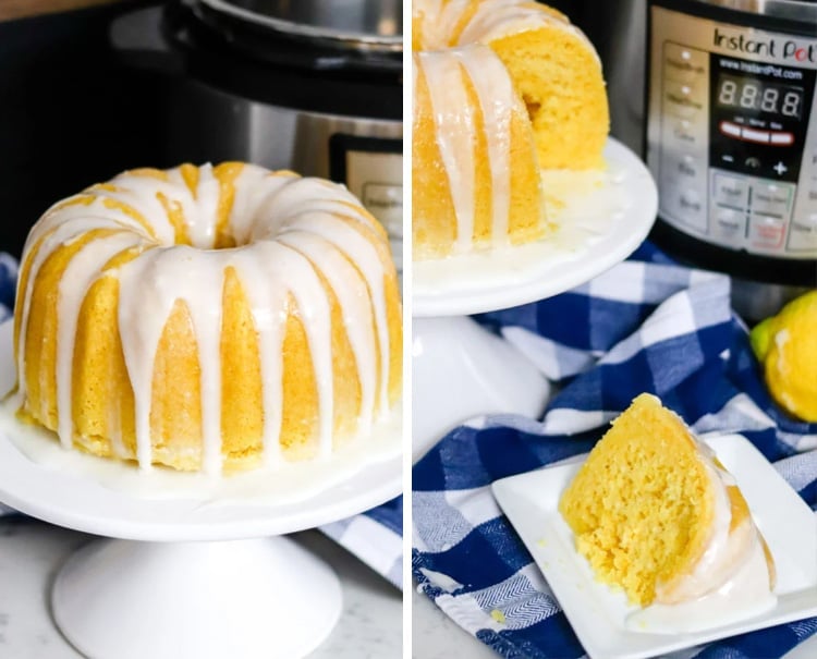 INSTANT POT LEMON CAKE