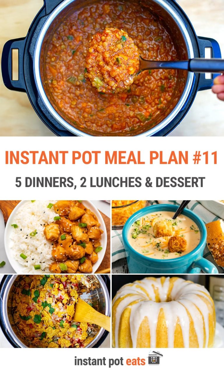 Instant Pot Meal Plan #11 (Regular Edition)