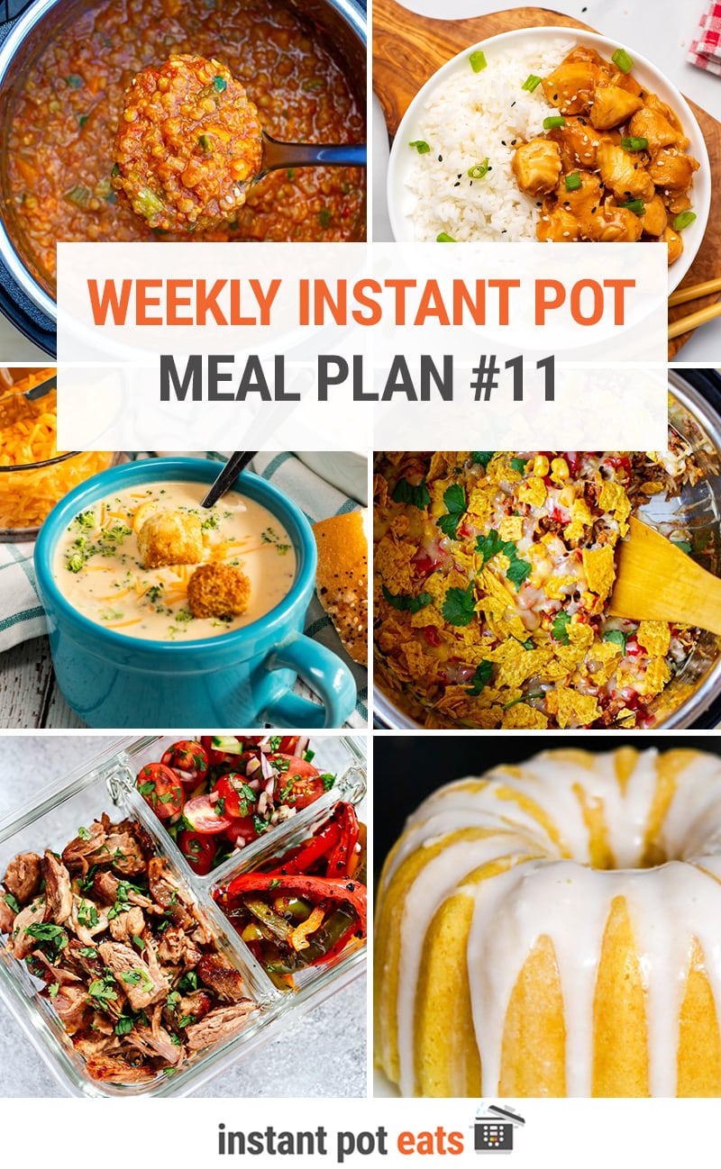 Instant Pot Meal Plan #11 (Regular Edition)