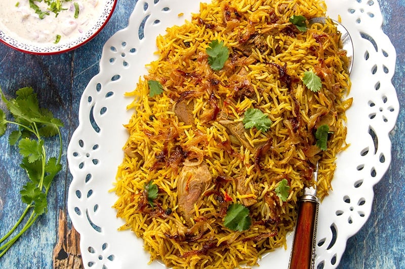 Instant Pot Jackfruit Biryani Rice Kathal Biryani