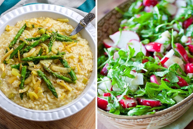 Asparagus & Fennel Risotto