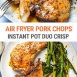 Air Fryer Pork Chops With Maple Mustard Glaze (Instant Pot Air Fryer)