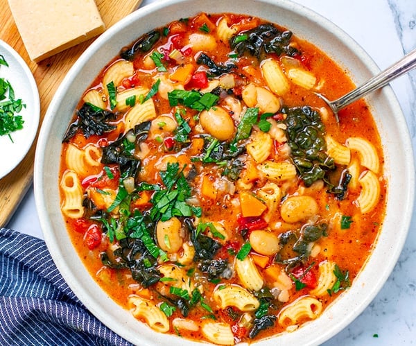 Instant Pot Pasta Fagioli Soup Recipe