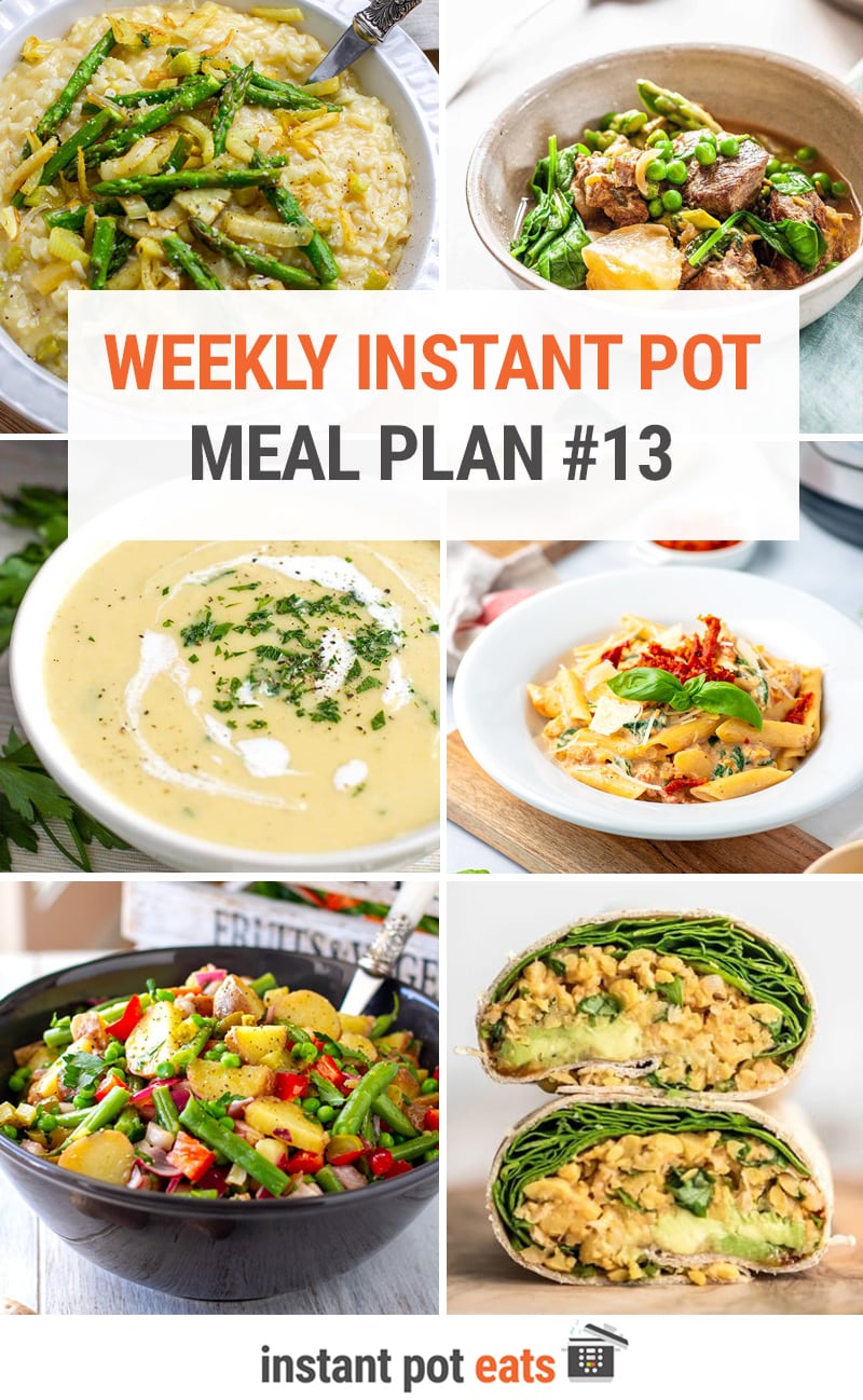 Instant Pot Meal Plan #13 (Spring is here!)