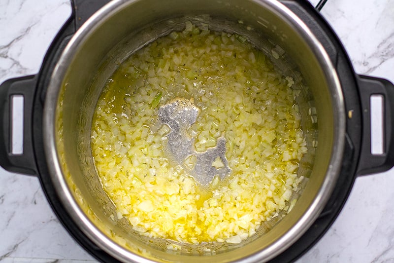 Sauteeing onions in the Instant Pot