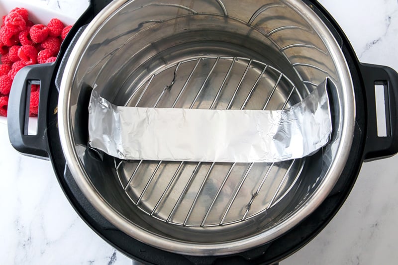 Make a foil sling to put inside the Instant Pot