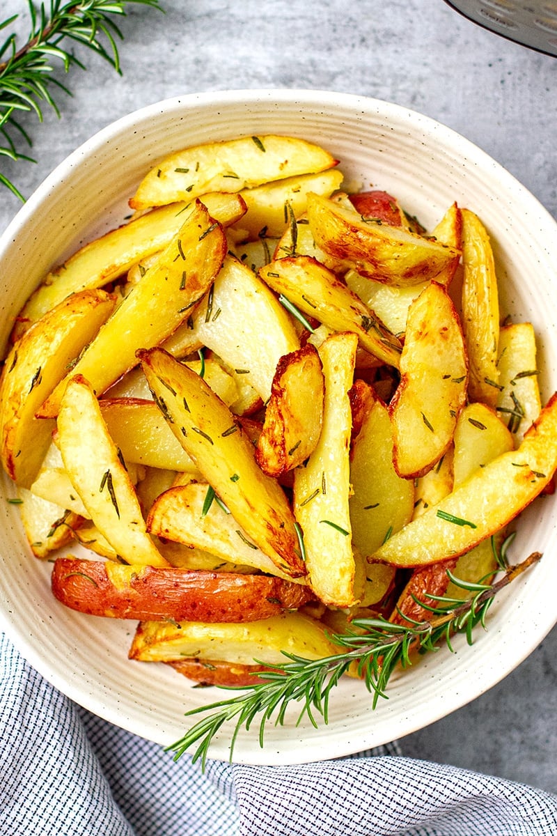 Air Fryer Rosemary Potatoes (with Instant Pot)
