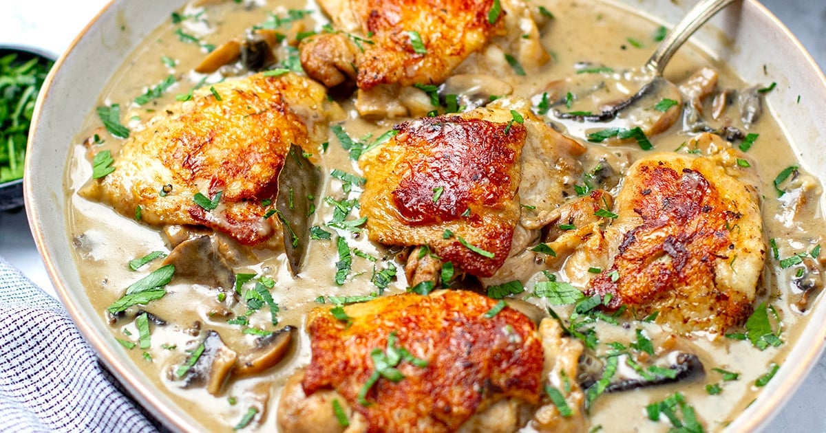 Instant pot chicken discount mushroom white wine