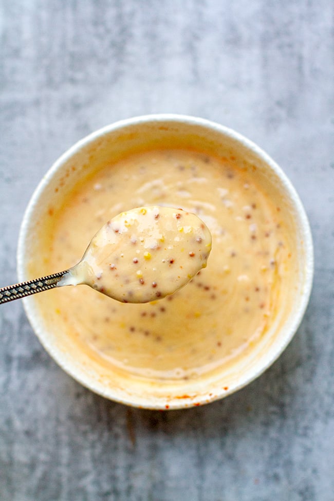 Honey mustard dipping sauce for chicken nuggets