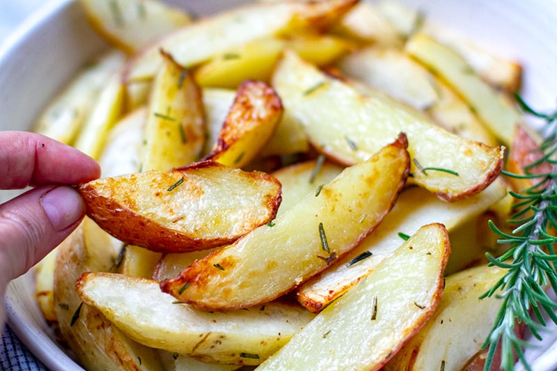Roasted rosemary potatoes with Instant Pot + Air Fryer
