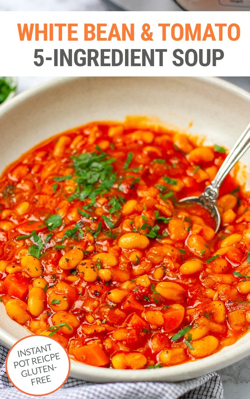 Instant Pot Bean Soup (Only 5 Ingredients)