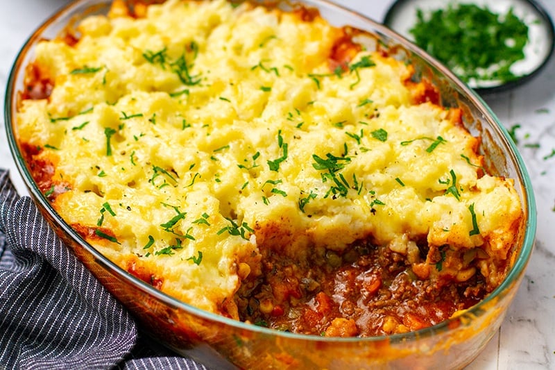 Instant pot cottage pie with ground beef