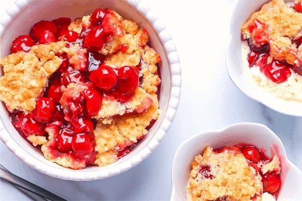 INSTANT POT CHERRY COBBLER