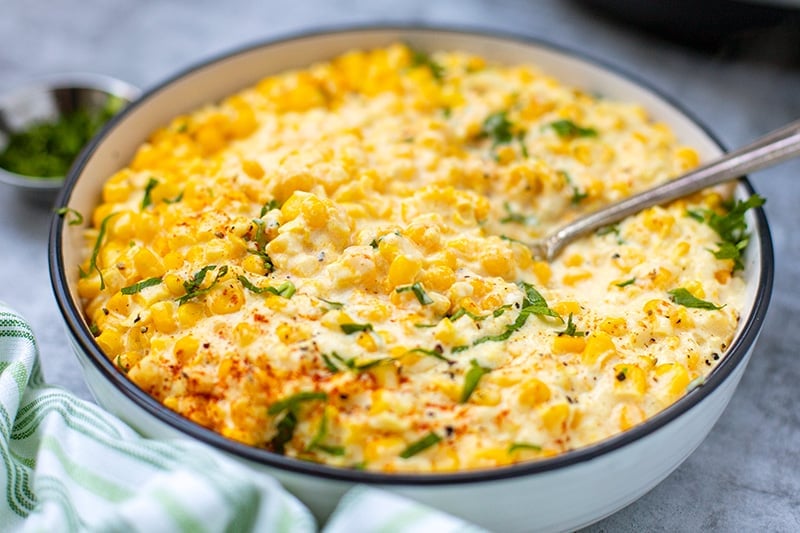 instant pot creamed corn casserole