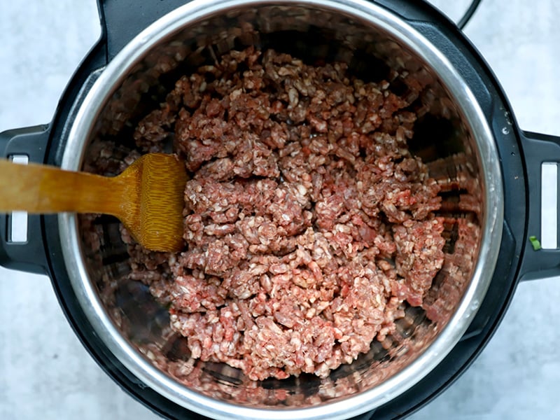 Step 1 for Instant pot Korean ground beef