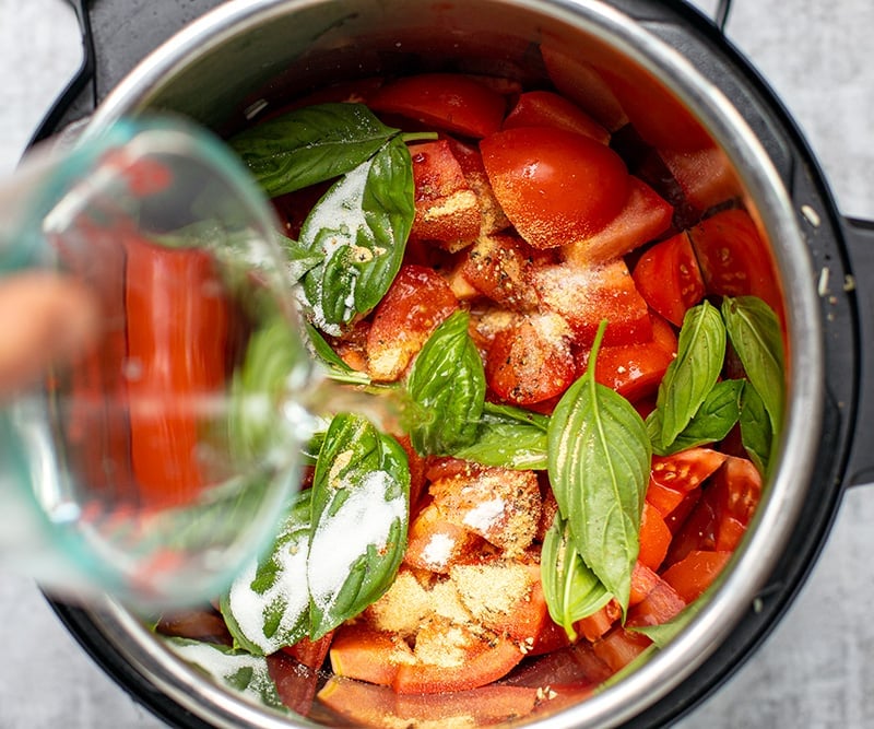 Tomato sauce Instant pot recipe