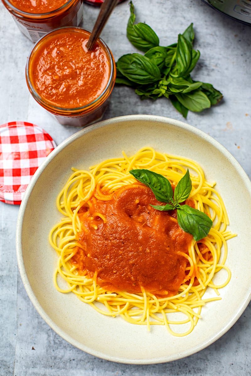 Tomato Pasta Sauce Instant Pot