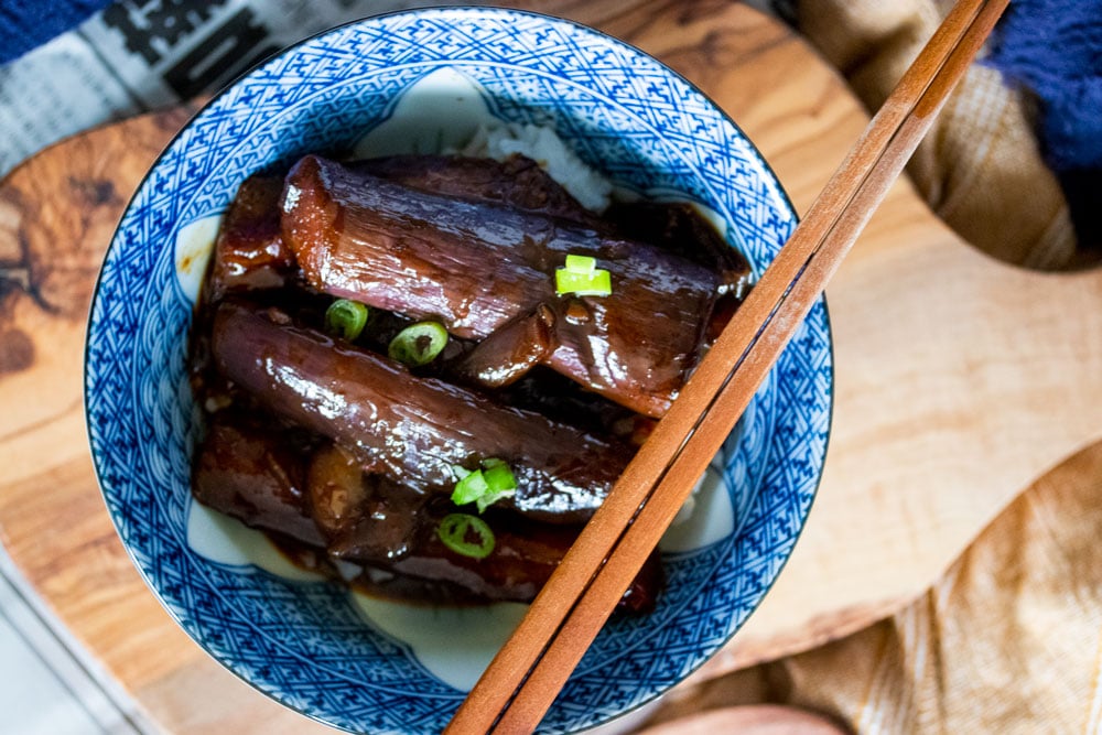 Chinese Eggplant With Garlic Sauce