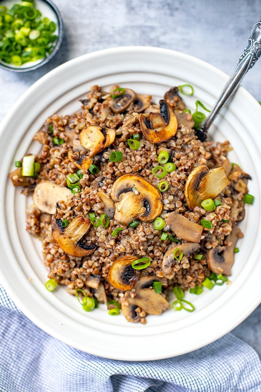 Instant Pot Buckwheat With Mushrooms