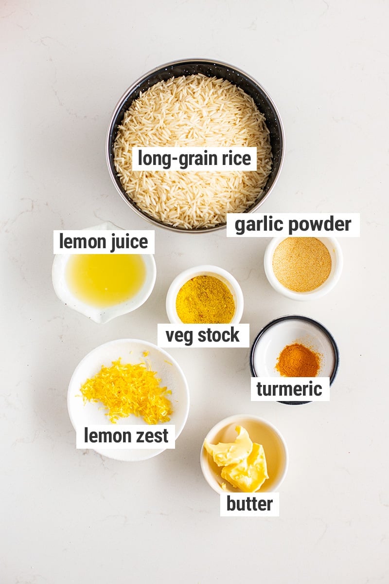 Lemon Rice Ingredients