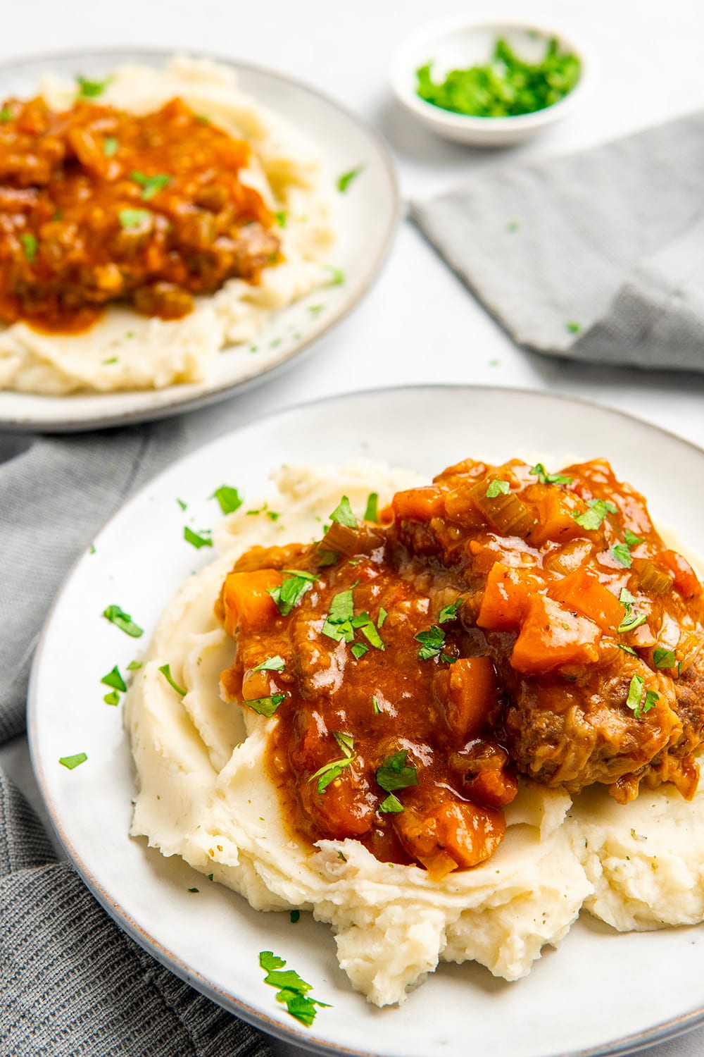 Instant Pot Swiss Steak - Meatloaf and Melodrama