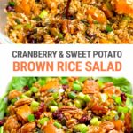 Brown Rice, Sweet Potato & Cranberry Salad (With Instant Pot)
