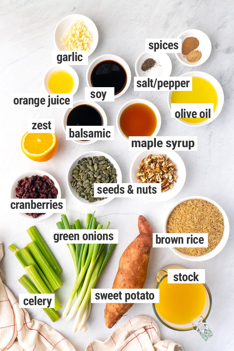 Cranberry salad ingredients