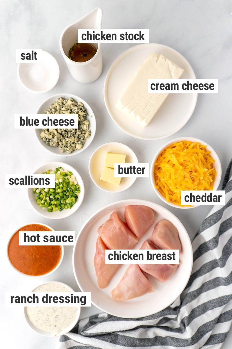 Buffalo chicken dip ingredients