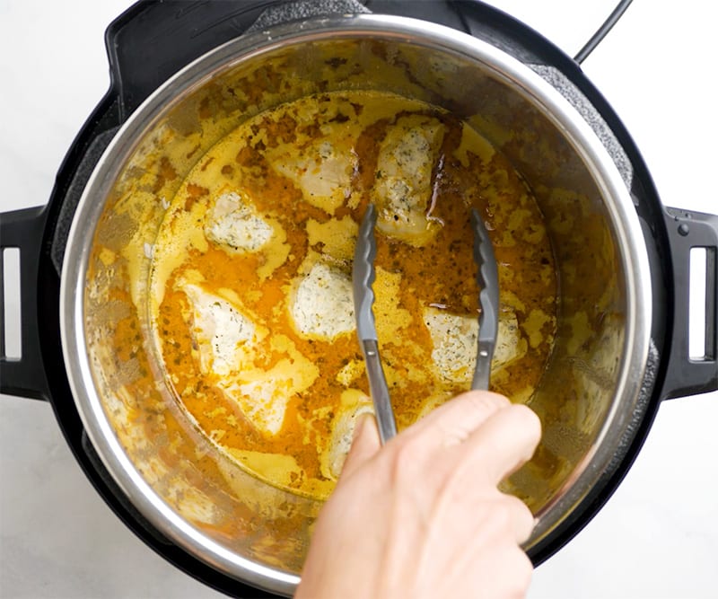 How to make buffalo chicken dip in Instant Pot 