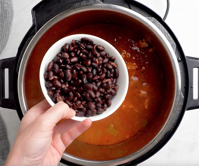 Add black beans