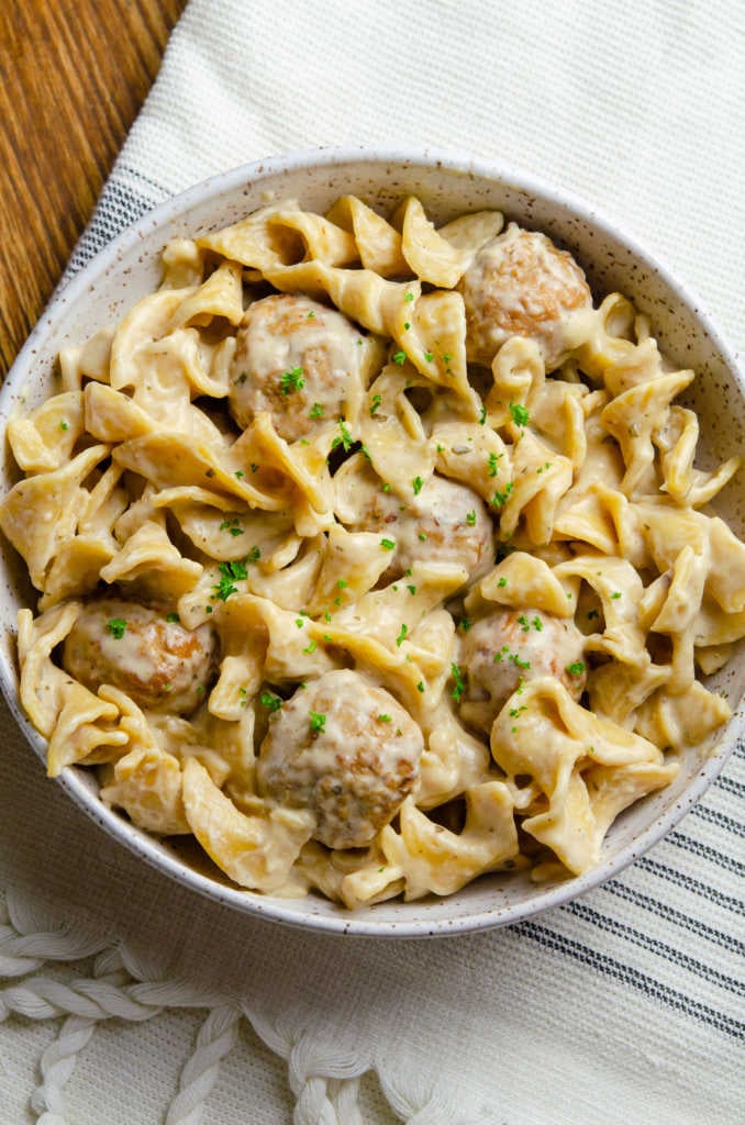 Instant Pot Swedish Meatballs & Noodles