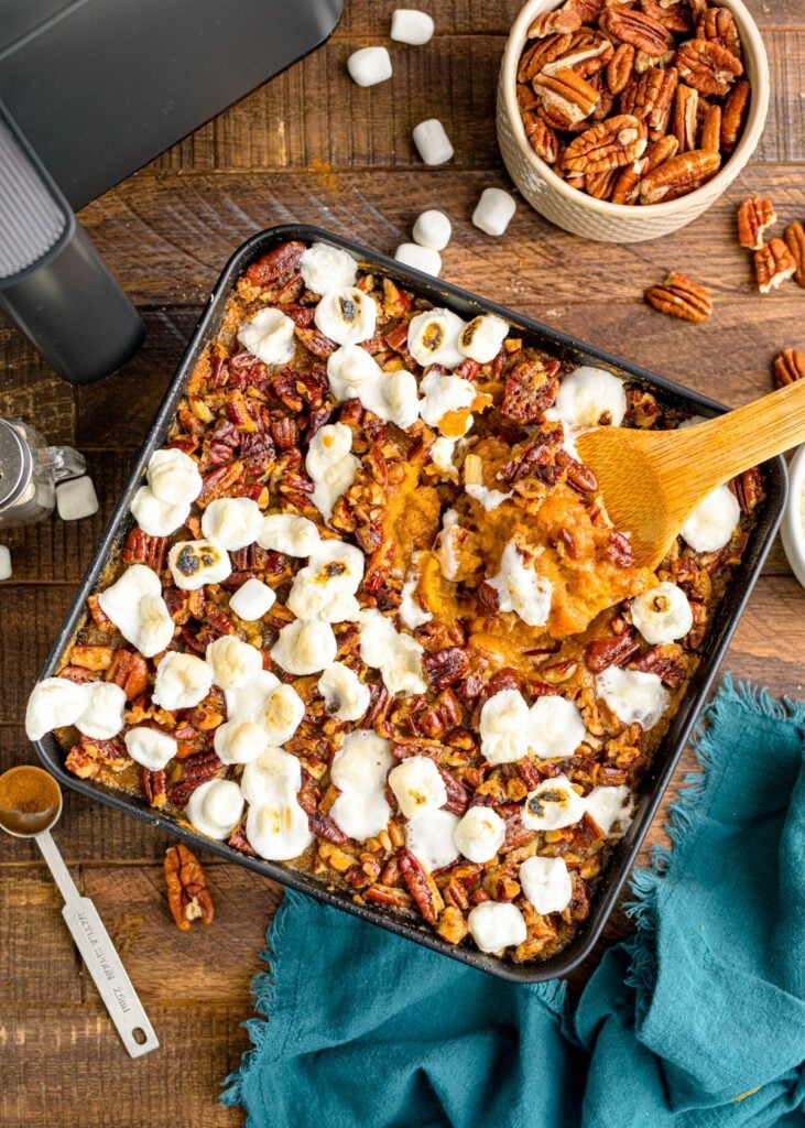 Air Fryer Sweet Potato Casserole