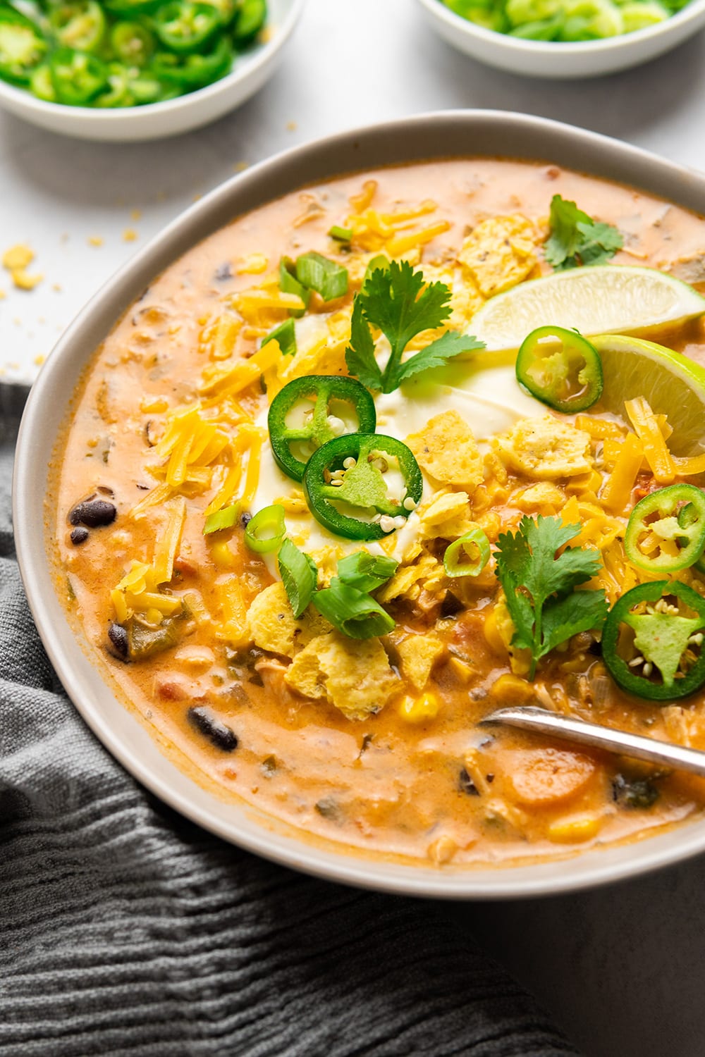 Chicken Enchilada Soup Instant Pot Recipe