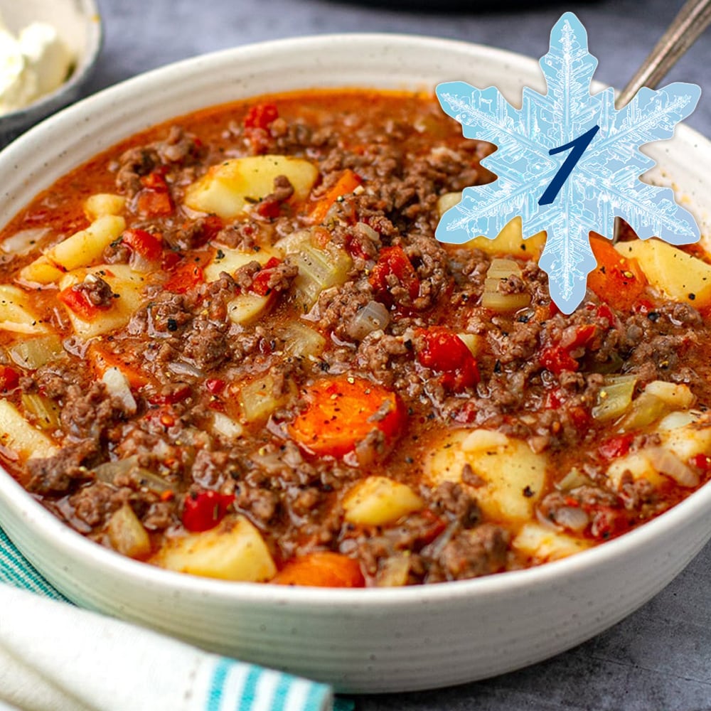 Instant Pot Ground Beef Stew